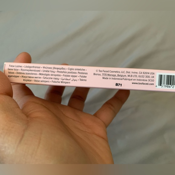 NIB Too Faced Better Than Sex Faux Mink Falsie Lashes - Natural Flirt - Picture 8 of 9